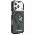 Калъф Karl Lagerfeld - IML Peekaboo Print and Metal Frame MagSafe (KLHMP18L6HCPSCK) - iPhone 18 Pro / iPhone 17 Pro - Черен