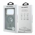 Калъф Karl Lagerfeld - IML Peekaboo Print and Metal Frame MagSafe (KLHMP18L6HCPSCK) - iPhone 18 Pro / iPhone 17 Pro - Черен