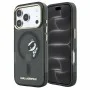 Калъф Karl Lagerfeld - IML Peekaboo Print and Metal Frame MagSafe (KLHMP18X6HCPSCK) - iPhone 18 Pro Max / iPhone 17 Pro Max - Черен