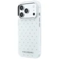 Калъф Karl Lagerfeld IML Rhinestones and Electroplated Logo (KLHCP18L6HCRDKLH) - iPhone 18 Pro / iPhone 17 Pro - Бял
