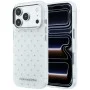 Калъф Karl Lagerfeld IML Rhinestones and Electroplated Logo (KLHCP18L6HCRDKLH) - iPhone 18 Pro / iPhone 17 Pro - Бял