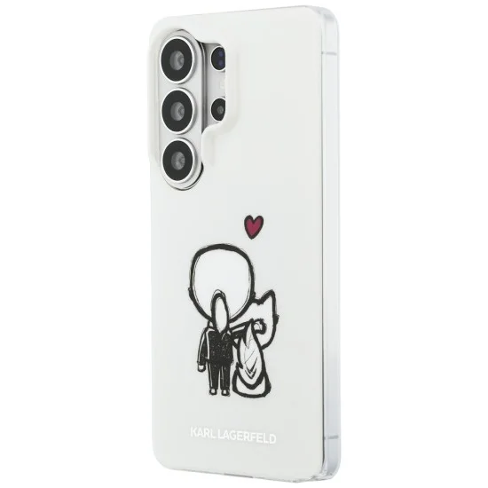 Калъф Karl Lagerfeld IML with K&C Back Logo MagSafe (KLHMS26L6HKCBHH) - Samsung Galaxy S26 Ultra - Бял