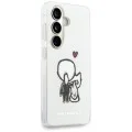 Калъф Karl Lagerfeld IML with K&C Back Logo MagSafe (KLHMS26S6HKCBHH) - Samsung Galaxy S26 - Бял
