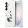 Калъф Karl Lagerfeld IML with K&C Back Logo MagSafe (KLHMS26S6HKCBHH) - Samsung Galaxy S26 - Бял