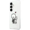 Калъф Karl Lagerfeld IML with K&C Back Logo MagSafe (KLHMS26S6HKCBHH) - Samsung Galaxy S26 - Бял