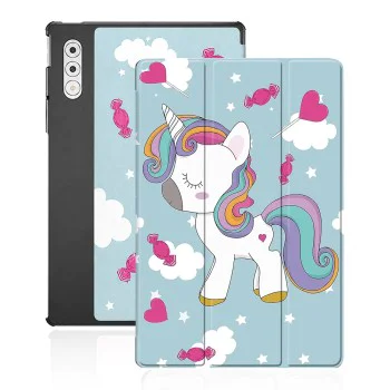 Калъф за Lenovo Yoga Tab Plus 12.7 - FoldPro - Techsuit - Unicorn