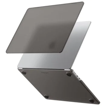 Калъф за MacBook Air 13 (2022 / 2024 / 2025 / 2026) - Airskin - Spigen - Черен (Frost Black)