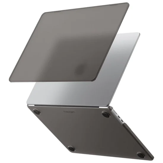 Калъф за MacBook Air 13 (2022 / 2024 / 2025 / 2026) - Airskin - Spigen - Черен (Frost Black)