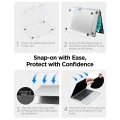 Калъф за MacBook Air 13 (2022 / 2024 / 2025 / 2026) - Airskin - Spigen - Черен (Frost Black)