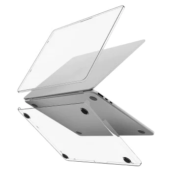 Калъф за MacBook Air 15 (2023 / 2024 / 2025 / 2026) - UNIQ Vero - Прозрачен (Crystal Clear)