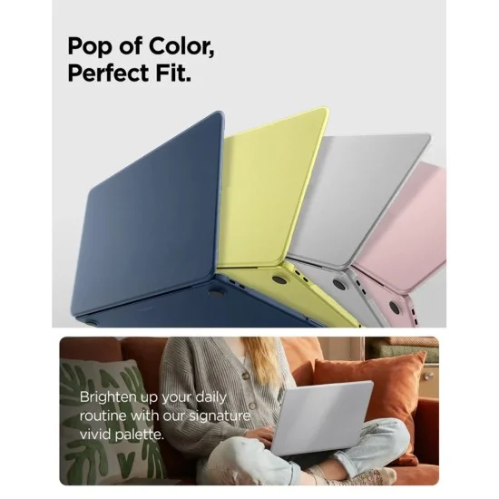 Калъф за MacBook Neo 13 - Airskin - Spigen - Син (Frost Indigo)