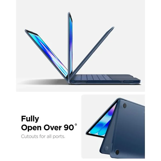Калъф за MacBook Neo 13 - Airskin - Spigen - Син (Frost Indigo)