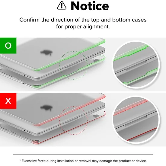 Калъф за MacBook Neo 13 Slim Case - Ringke - Матиран прозрачен