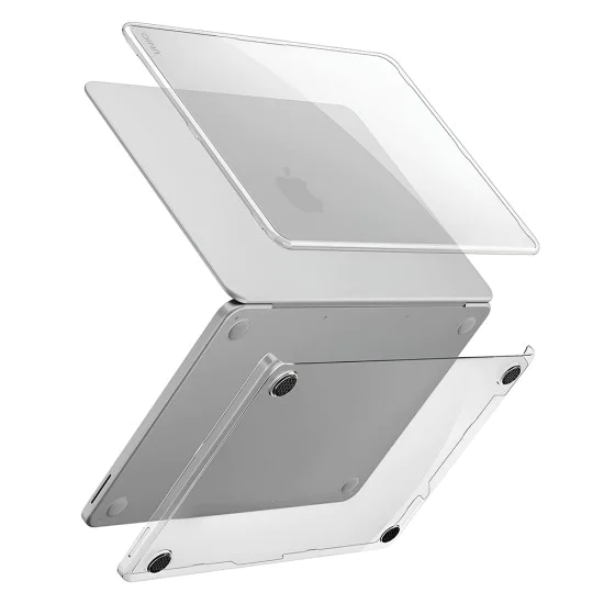 Калъф за MacBook Neo 13 - UNIQ Vero - Прозрачен (Crystal Clear)