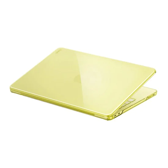 Калъф за MacBook Neo 13 - UNIQ Vero - Жълт (Tinted Citrus)