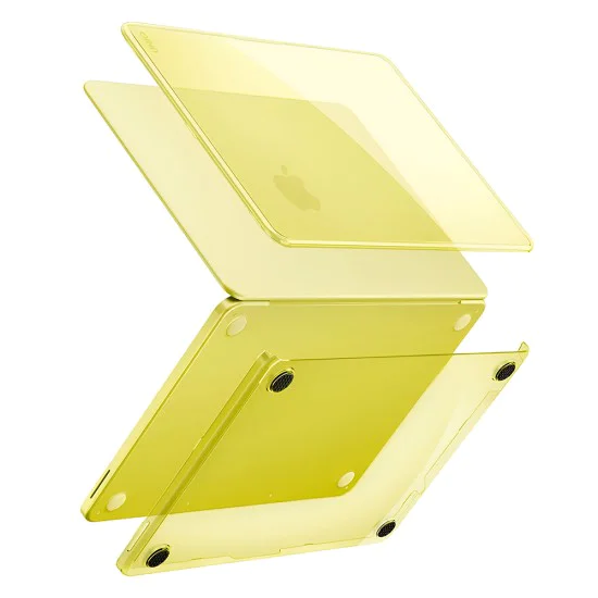 Калъф за MacBook Neo 13 - UNIQ Vero - Жълт (Tinted Citrus)
