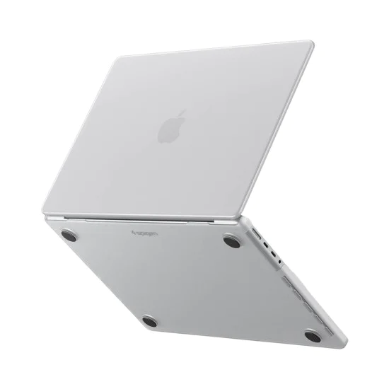 Калъф за MacBook Pro 14 (2021 / 2022 / 2023 / 2025 / 2026) - Airskin - Spigen - Прозрачен (Frost Clear)