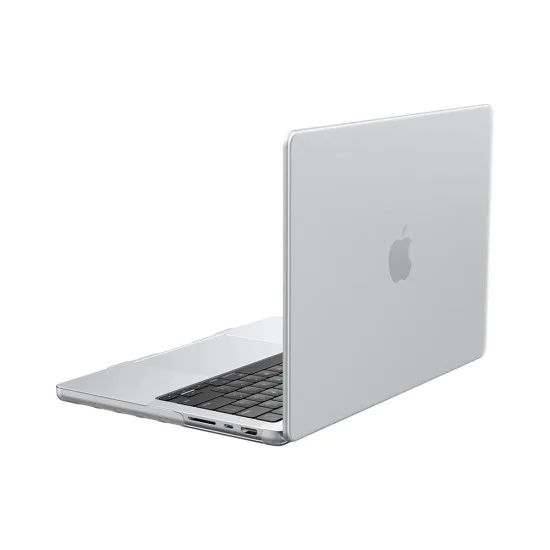 Калъф за MacBook Pro 14 (2021 / 2022 / 2023 / 2025 / 2026) - Airskin - Spigen - Прозрачен (Frost Clear)