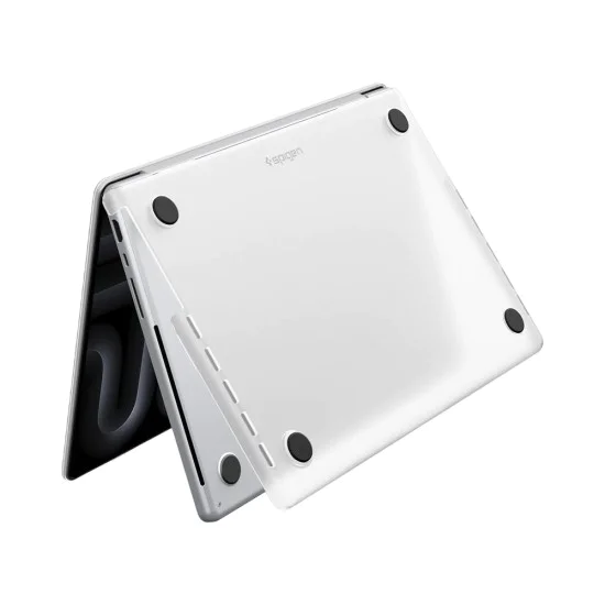 Калъф за MacBook Pro 14 (2021 / 2022 / 2023 / 2025 / 2026) - Airskin - Spigen - Прозрачен (Frost Clear)