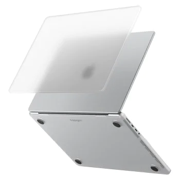 Калъф за MacBook Pro 14 (2021 / 2022 / 2023 / 2025 / 2026) - Airskin - Spigen - Прозрачен (Frost Clear)