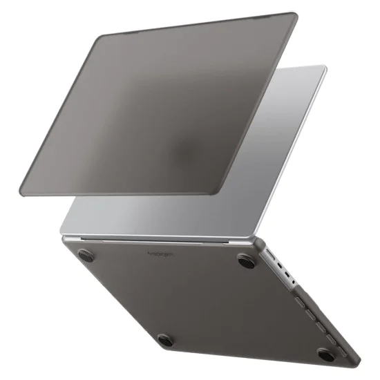 Калъф за MacBook Pro 16 (2021 / 2023 / 2024 / 2026) - Airskin - Spigen - Черен (Frost Black)