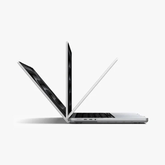 Калъф за MacBook Pro 16 (2021 / 2023 / 2024 / 2026) - Airskin - Spigen - Прозрачен (Frost Clear)