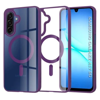 Калъф MagSafe – Samsung Galaxy A17 5G / A17 4G – Techsuit MagSafe Pro – Лилав