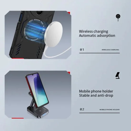 Калъф MagSafe – Xiaomi 15T Pro – Techsuit ArmorMag Case – Син
