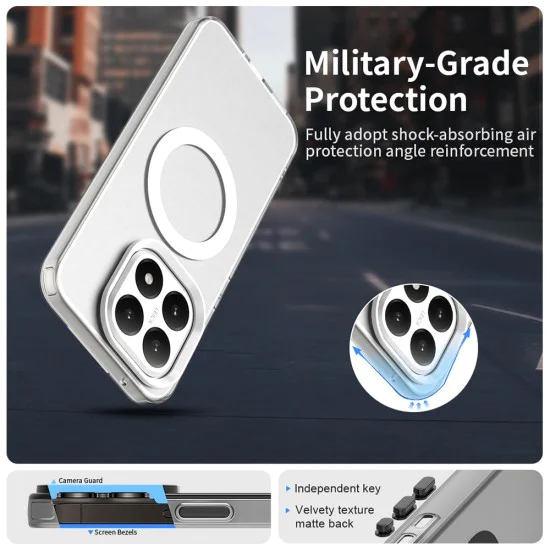 Калъф MagSafe – Xiaomi 15T – Techsuit CandyCase – Бял