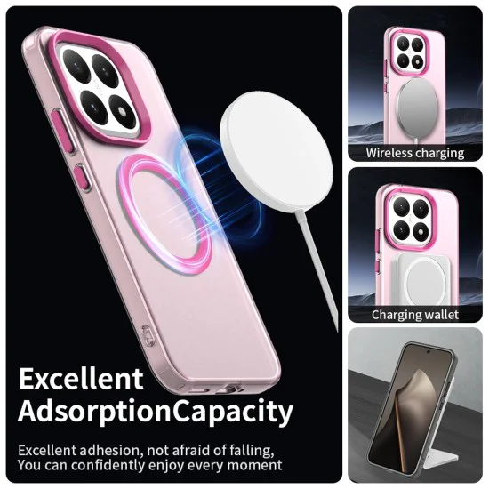 Калъф MagSafe – Xiaomi 15T – Techsuit CandyCase – Розов