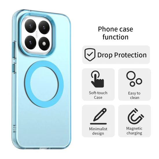 Калъф MagSafe – Xiaomi 15T – Techsuit CandyCase – Син