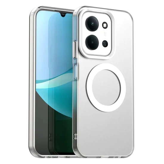 Калъф MagSafe – Xiaomi Redmi 15C 4G / 15C 5G / Poco C85 4G – Techsuit CandyCase – Бял