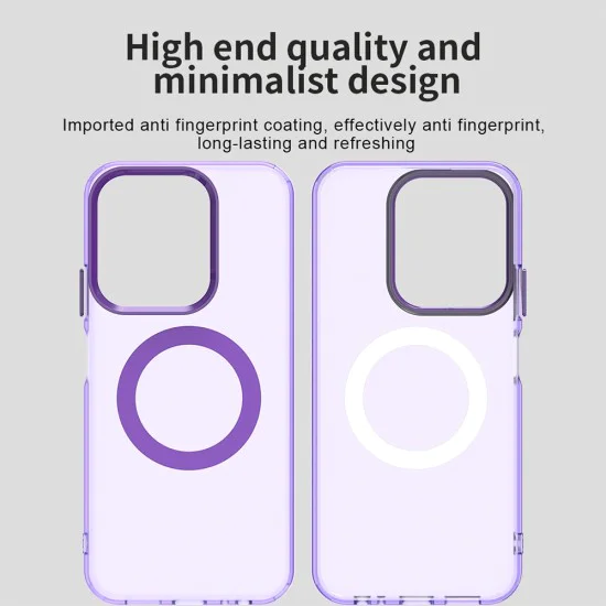 Калъф MagSafe – Xiaomi Redmi 15C 4G / 15C 5G / Poco C85 4G – Techsuit CandyCase – Лилав