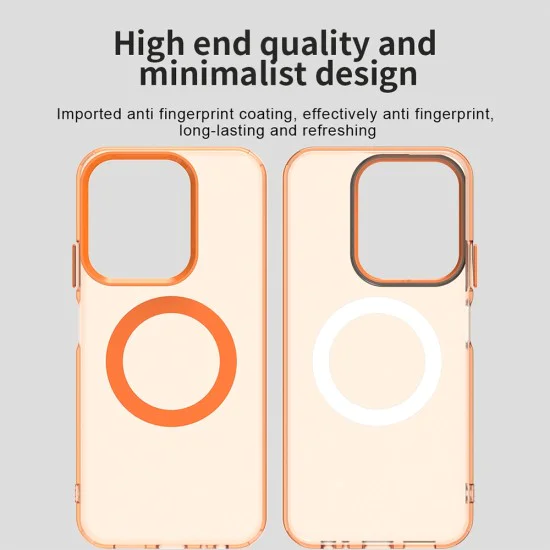Калъф MagSafe – Xiaomi Redmi 15C 4G / 15C 5G / Poco C85 4G – Techsuit CandyCase – Оранжев