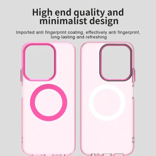 Калъф MagSafe – Xiaomi Redmi 15C 4G / 15C 5G / Poco C85 4G – Techsuit CandyCase – Розов
