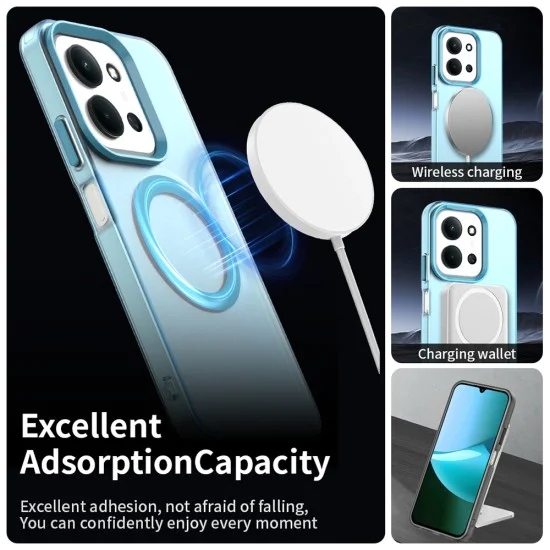 Калъф MagSafe – Xiaomi Redmi 15C 4G / 15C 5G / Poco C85 4G – Techsuit CandyCase – Син