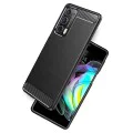 Калъф за Motorola Edge 20 - Carbon Silicone - Черен