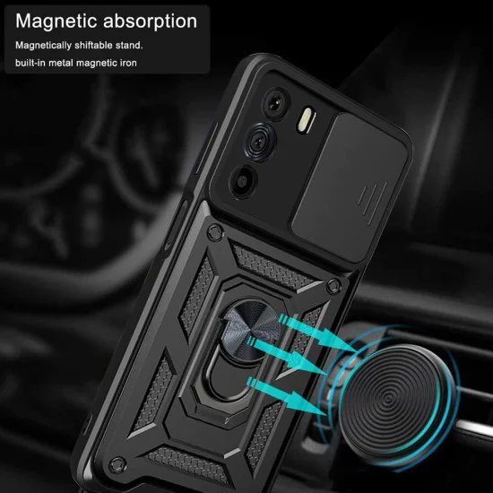 Калъф за Motorola Edge 30 - CamShield Series - черен