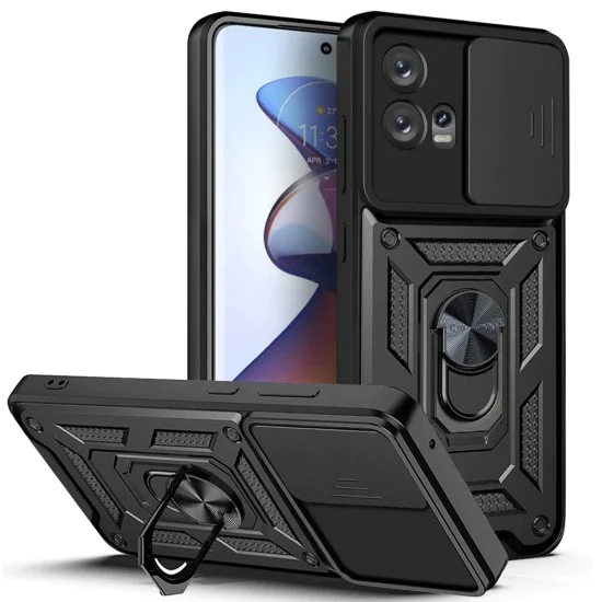 Калъф за Motorola Edge 30 Fusion - CamShield Series - черен