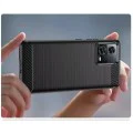 Калъф за Motorola Edge 30 Fusion - Carbon Silicone - Черен