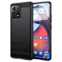 Калъф за Motorola Edge 30 Fusion - Carbon Silicone - Черен