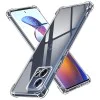 Калъф за Motorola Edge 30 Fusion - Удароустойчив прозрачен силикон - прозрачен