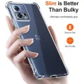 Калъф за Motorola Edge 30 Fusion - Удароустойчив прозрачен силикон - прозрачен