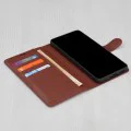 Калъф за Motorola Edge 30 Neo - Кожено Протектор - Кафяв