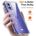 Калъф за Motorola Edge 30 Neo - Удароустойчив прозрачен силикон - прозрачен
