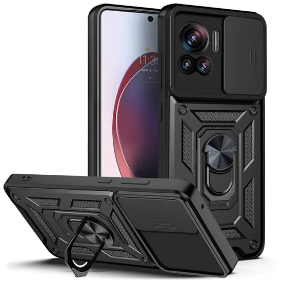 Калъф за Motorola Edge 30 Ultra - CamShield Series - черен