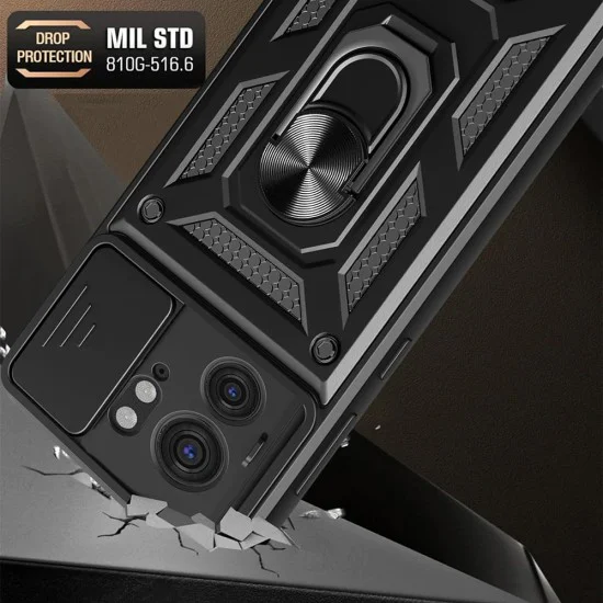 Калъф за Motorola Edge 40 / Edge (2023) - CamShield Series - черен