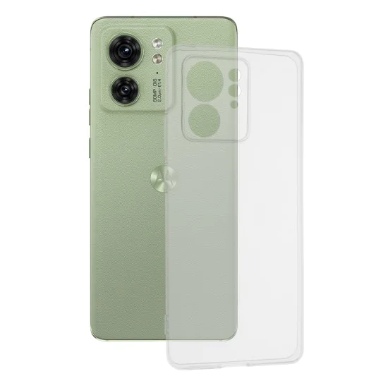 Калъф за Motorola Edge 40 / Edge (2023) - Clear Silicone - Techsuit - Прозрачен