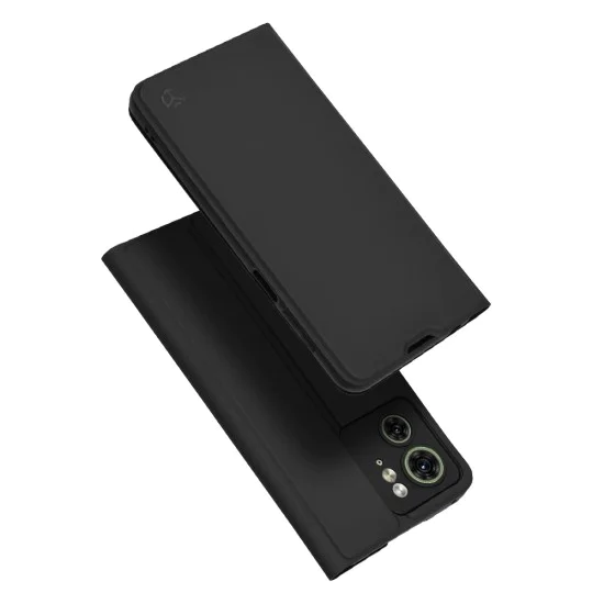 Калъф за Motorola Edge 40 / Edge (2023) - Magskin Book - Techsuit - Черен
