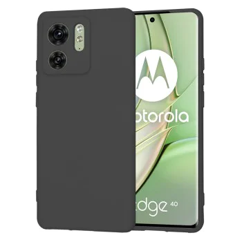 Калъф за Motorola Edge 40 / Edge (2023) - SoftFlex - Черен